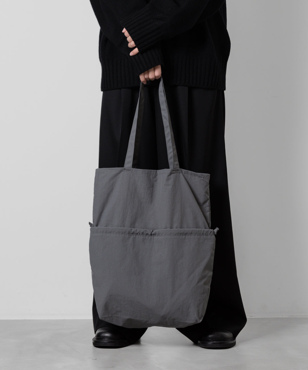KaILI(カイリ)の24SSコレクションのNOT COMPACT ECOBAG VD - TAKESUMI GRAY  sessionセッション福岡セレクトショップ 公式通販サイト