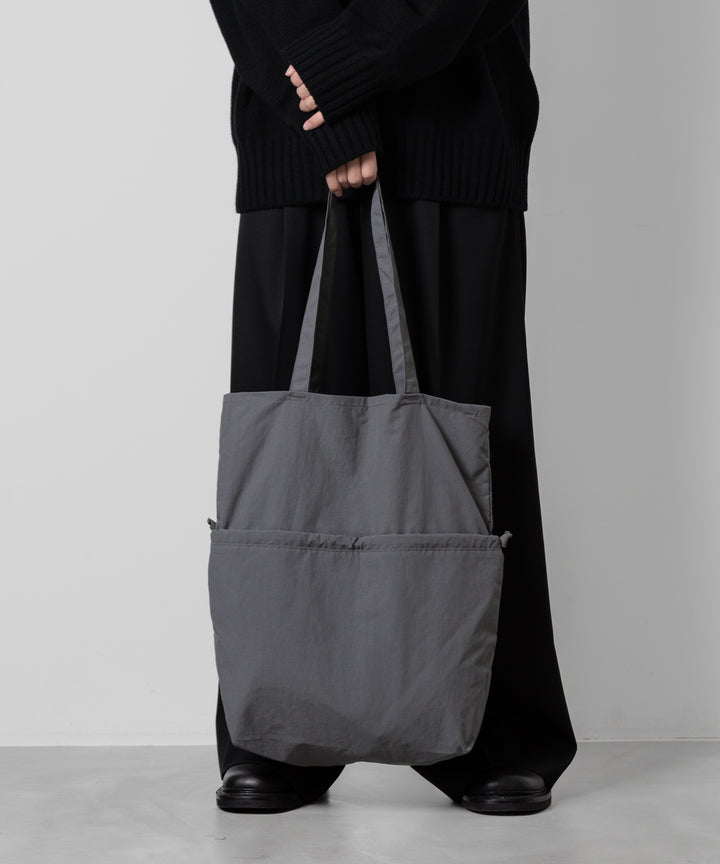 KaILI(カイリ)の24SSコレクションのNOT COMPACT ECOBAG VD - TAKESUMI GRAY  sessionセッション福岡セレクトショップ 公式通販サイト