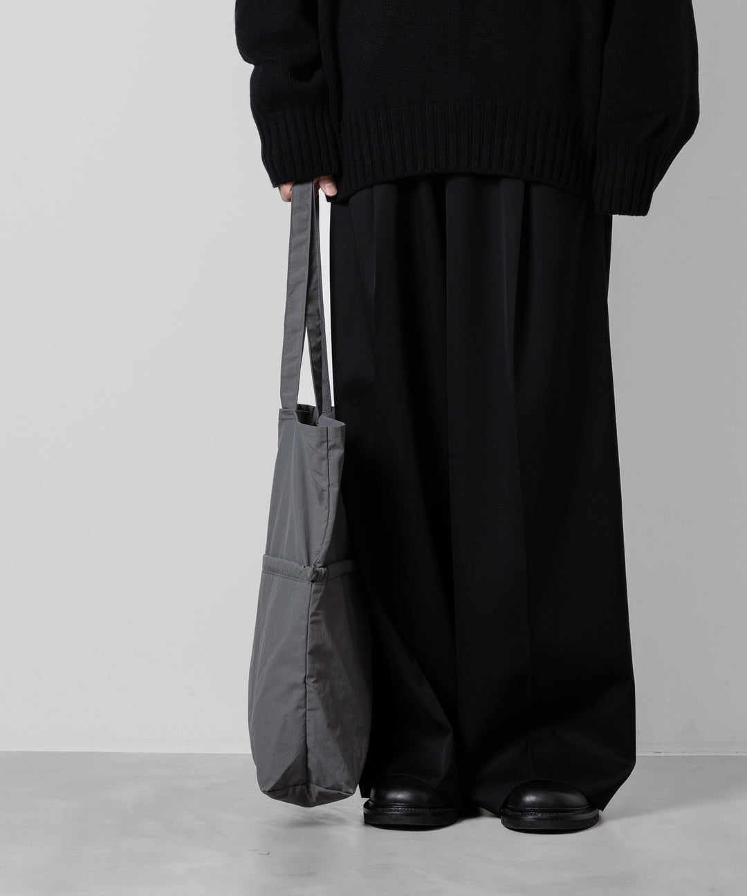 KaILI(カイリ)の24SSコレクションのNOT COMPACT ECOBAG VD - TAKESUMI GRAY  sessionセッション福岡セレクトショップ 公式通販サイト