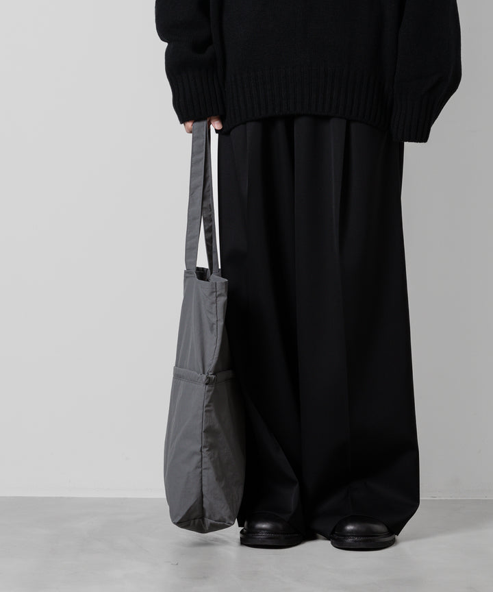 KaILI(カイリ)の24SSコレクションのNOT COMPACT ECOBAG VD - TAKESUMI GRAY  sessionセッション福岡セレクトショップ 公式通販サイト