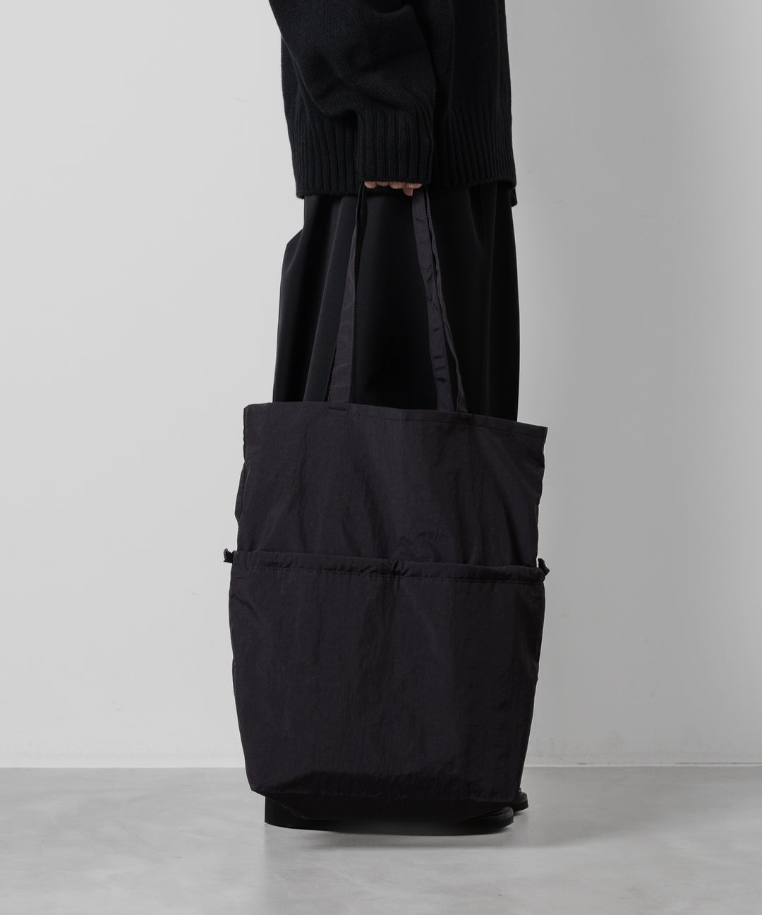 KaILI(カイリ)の24SSコレクションのNOT COMPACT ECOBAG VD - TAKESUMI BLACK sessionセッション福岡セレクトショップ 公式通販サイト