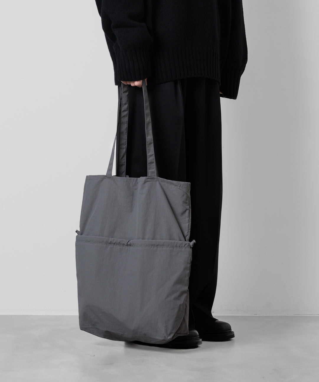 KaILI(カイリ)の24SSコレクションのNOT COMPACT ECOBAG VD - TAKESUMI GRAY  sessionセッション福岡セレクトショップ 公式通販サイト