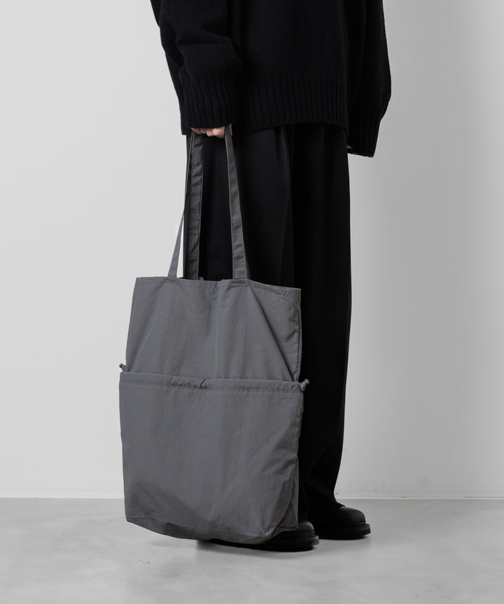 KaILI(カイリ)の24SSコレクションのNOT COMPACT ECOBAG VD - TAKESUMI GRAY  sessionセッション福岡セレクトショップ 公式通販サイト