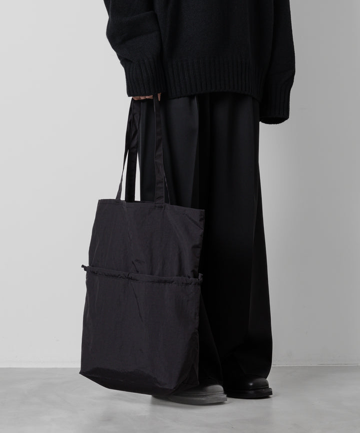 KaILI(カイリ)の24SSコレクションのNOT COMPACT ECOBAG VD - TAKESUMI BLACK sessionセッション福岡セレクトショップ 公式通販サイト