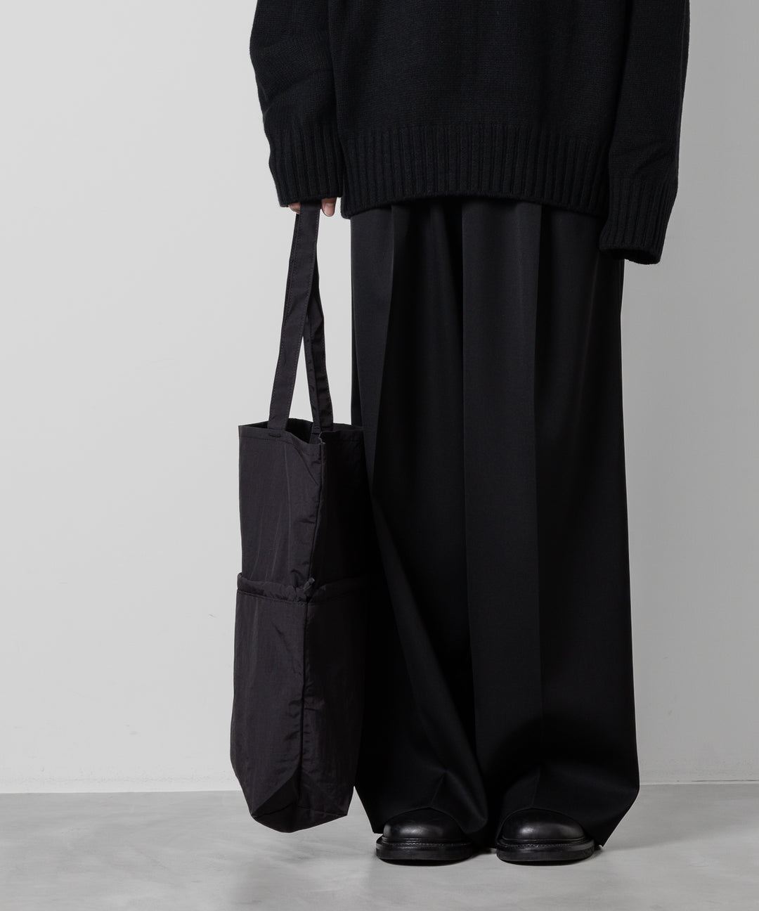 KaILI(カイリ)の24SSコレクションのNOT COMPACT ECOBAG VD - TAKESUMI BLACK sessionセッション福岡セレクトショップ 公式通販サイト