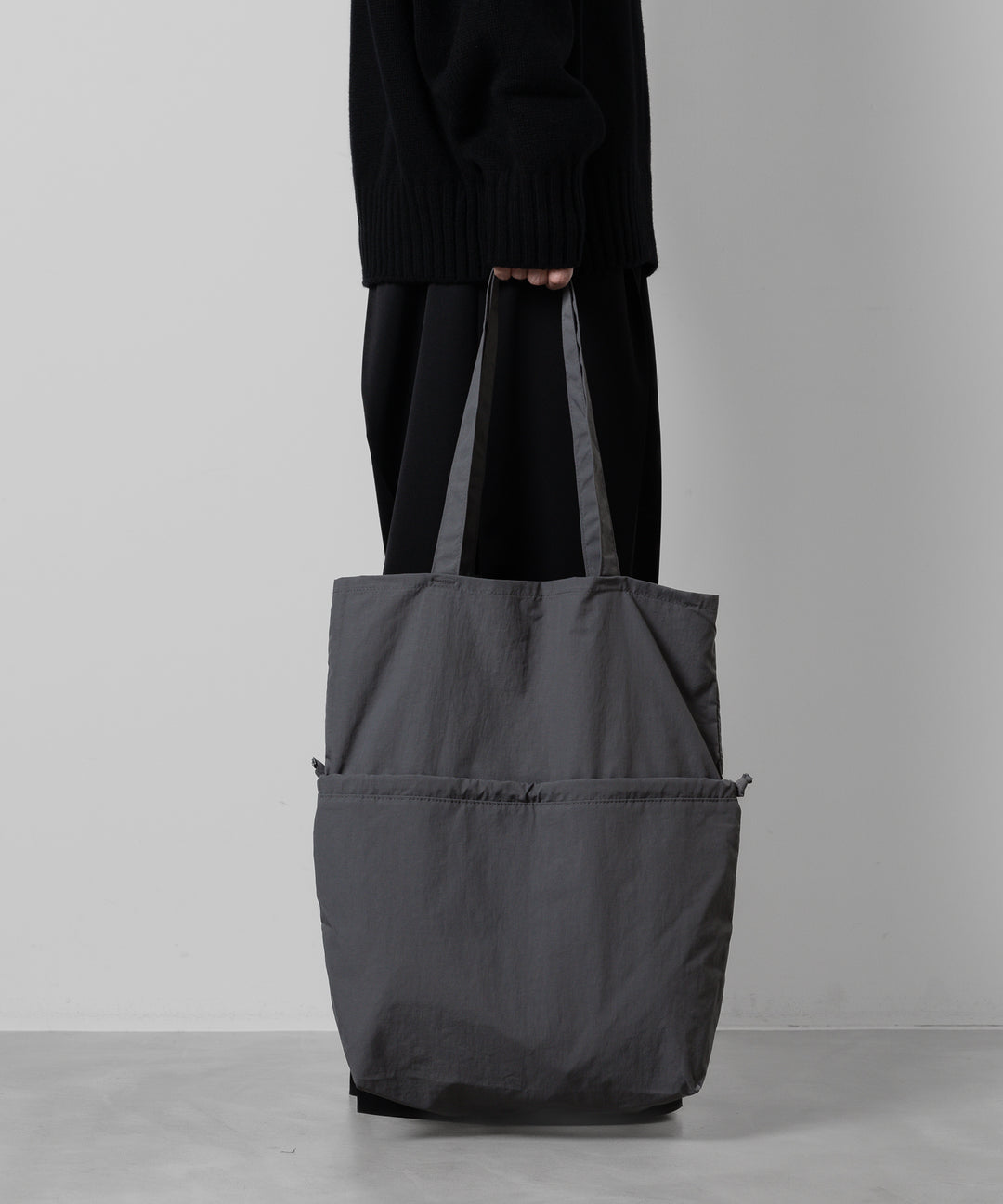 KaILI(カイリ)の24SSコレクションのNOT COMPACT ECOBAG VD - TAKESUMI GRAY  sessionセッション福岡セレクトショップ 公式通販サイト