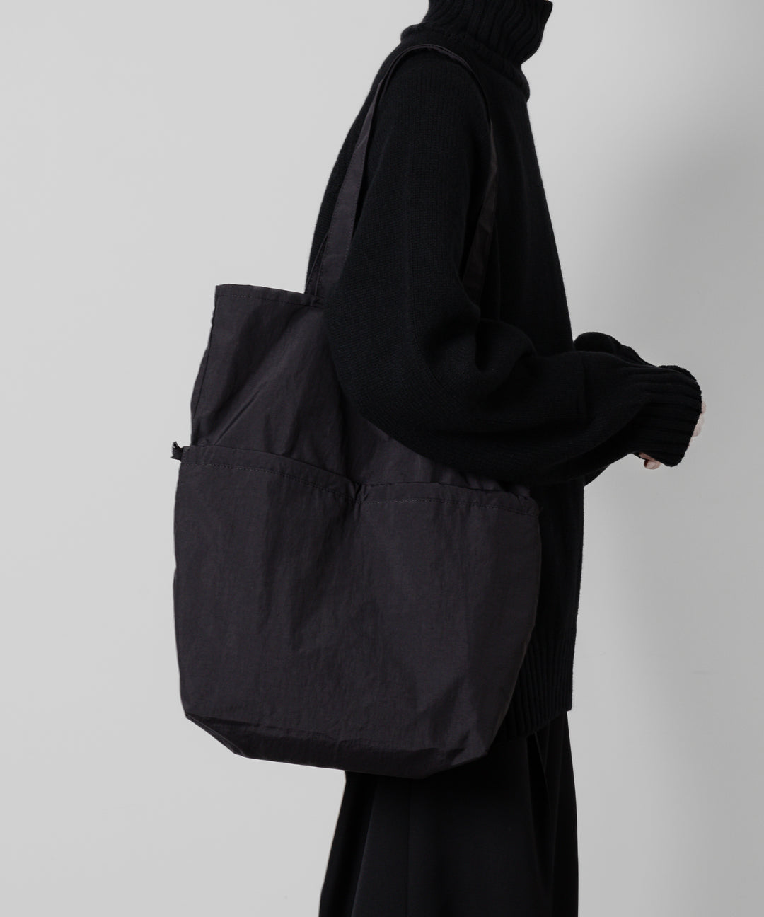KaILI(カイリ)の24SSコレクションのNOT COMPACT ECOBAG VD - TAKESUMI BLACK sessionセッション福岡セレクトショップ 公式通販サイト