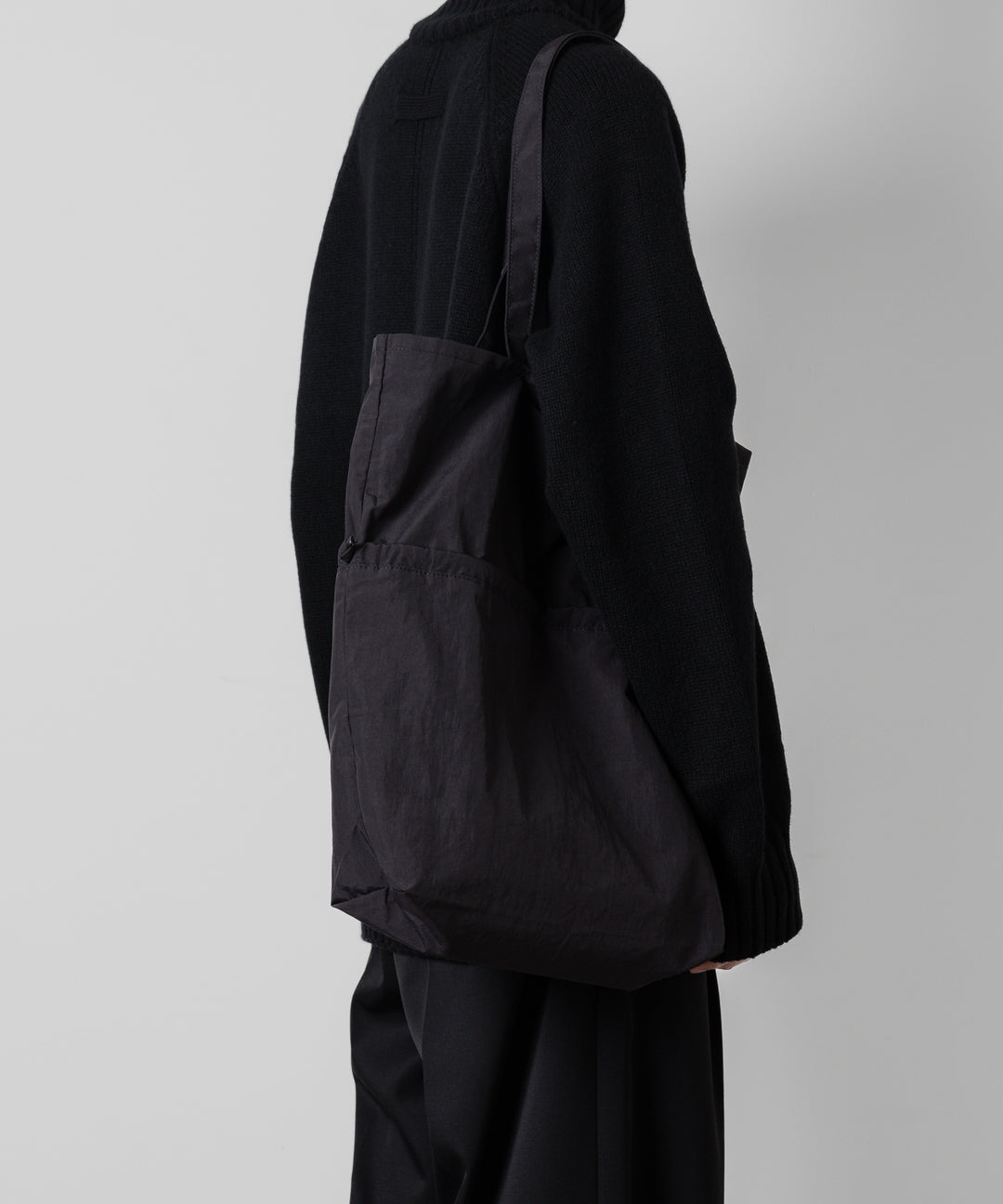 KaILI(カイリ)の24SSコレクションのNOT COMPACT ECOBAG VD - TAKESUMI BLACK sessionセッション福岡セレクトショップ 公式通販サイト