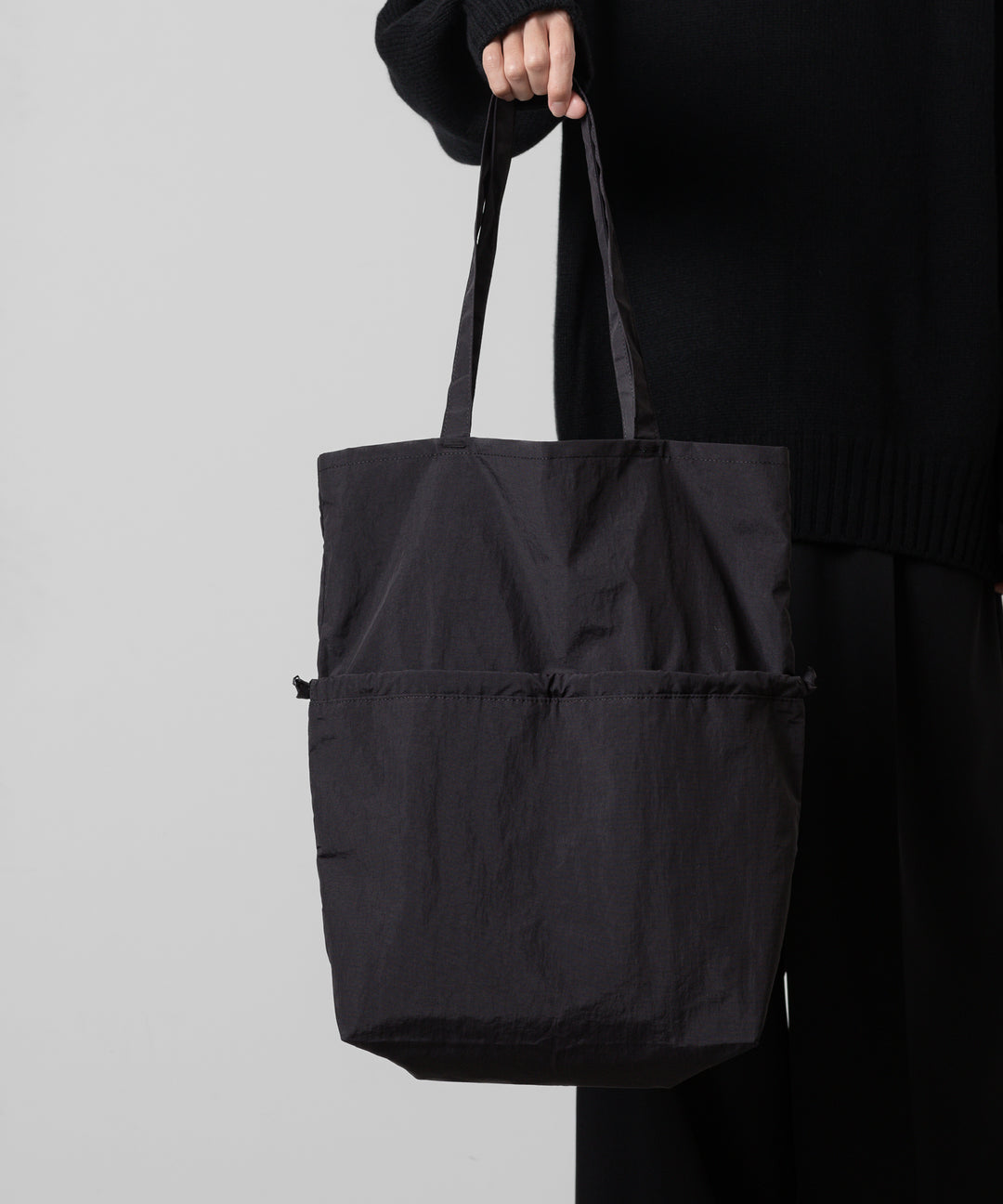KaILI(カイリ)の24SSコレクションのNOT COMPACT ECOBAG VD - TAKESUMI BLACK sessionセッション福岡セレクトショップ 公式通販サイト