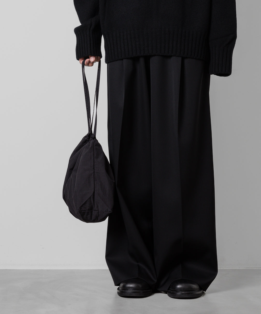 KaILI(カイリ)の24SSコレクションのNOT COMPACT ECOBAG VD - TAKESUMI BLACK sessionセッション福岡セレクトショップ 公式通販サイト