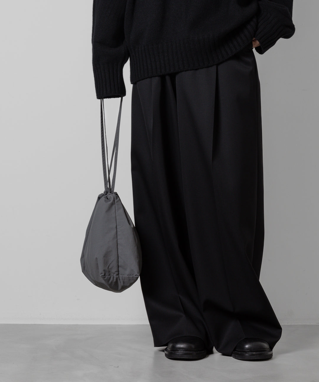 KaILI(カイリ)の24SSコレクションのNOT COMPACT ECOBAG VD - TAKESUMI GRAY  sessionセッション福岡セレクトショップ 公式通販サイト