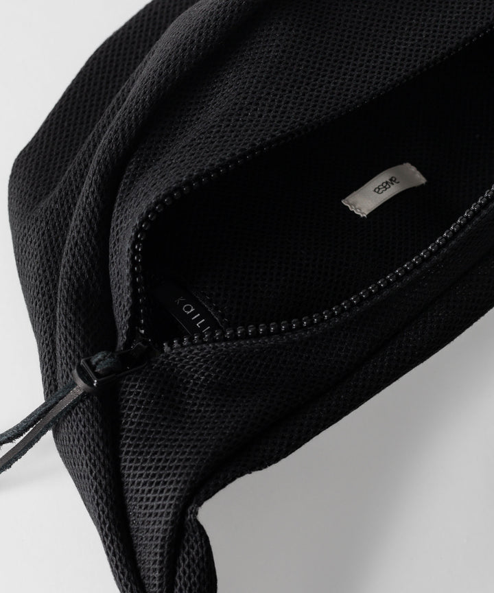 KaILI(カイリ)×awasaのCOTTON MESH WAIST POUCH - BLACKの公式通販サイトsession福岡セレクトショップ