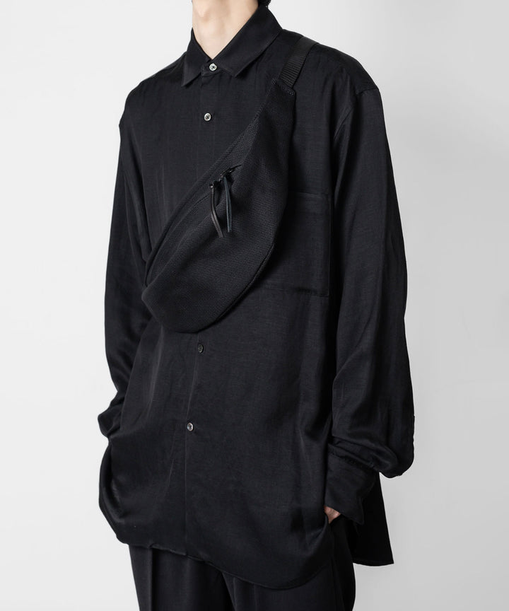 KaILI(カイリ)×awasaのCOTTON MESH WAIST POUCH - BLACKの公式通販サイトsession福岡セレクトショップ