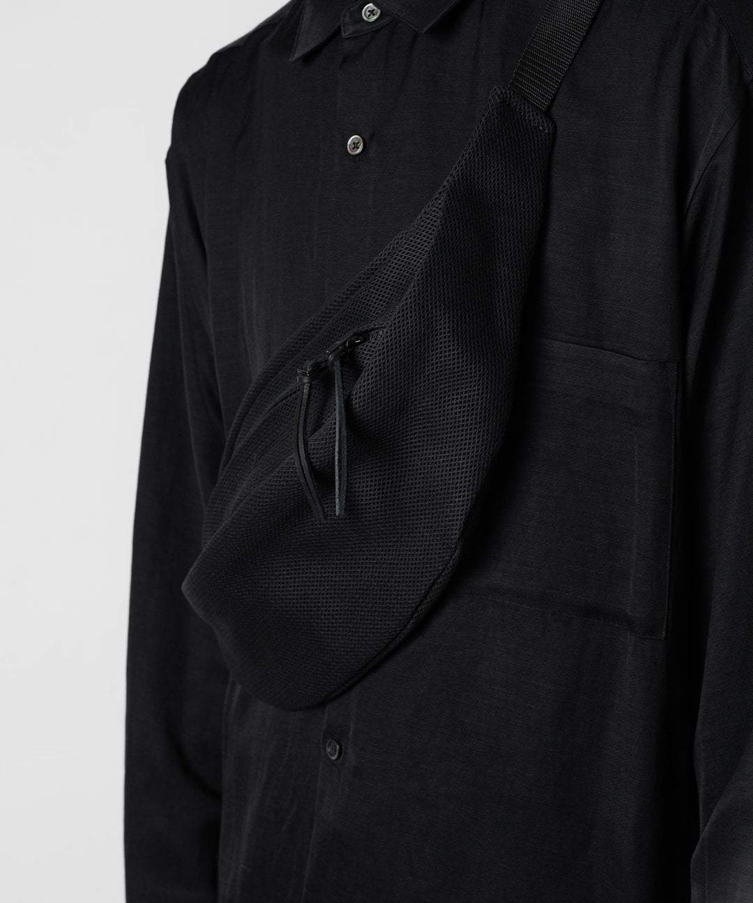 KaILI(カイリ)×awasaのCOTTON MESH WAIST POUCH - BLACKの公式通販サイトsession福岡セレクトショップ