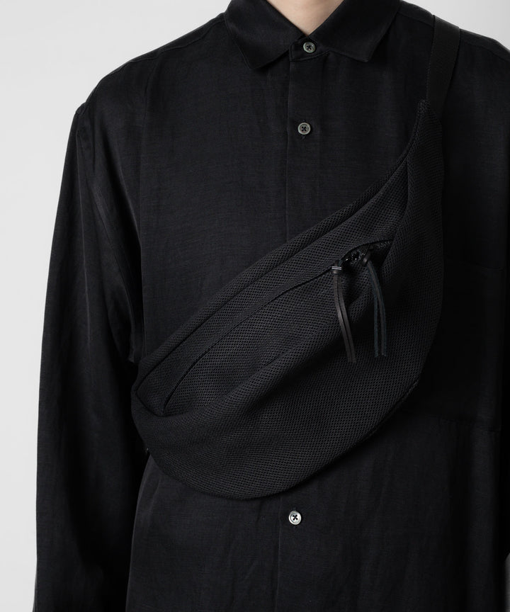 KaILI(カイリ)×awasaのCOTTON MESH WAIST POUCH - BLACKの公式通販サイトsession福岡セレクトショップ