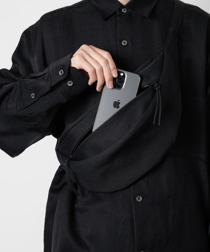 KaILI(カイリ)×awasaのCOTTON MESH WAIST POUCH - BLACKの公式通販サイトsession福岡セレクトショップ