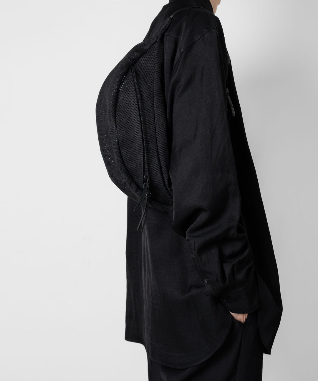 KaILI(カイリ)×awasaのCOTTON MESH WAIST POUCH - BLACKの公式通販サイトsession福岡セレクトショップ
