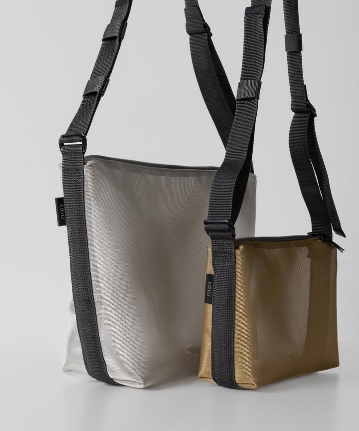 KaILI(カイリ)の24SSコレクションのIREKO POUCH METALLIC S/M SET - SILVER / GOLD sessionセッション福岡セレクトショップ 公式通販サイト