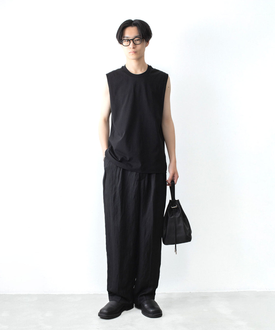KANEMASA PHIL. カネマサフィルの36G HIGH TWIST SLEEVELESS TEEの公式通販サイトsession福岡セレクトショップ