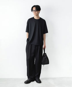 KANEMASA PHIL.】36G WOOL SS TEE - BLACK | 公式通販サイト session