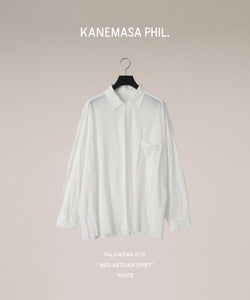 KANEMASA PHIL.-カネマサフィルの46G ARTISAN SHIRTのWHITE公式通販サイトsession福岡セレクトショップ