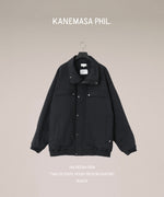 画像をギャラリービューアに読み込む, KANEMASA PHIL.-カネマサフィルの36G ECONYL SOLID TECH BLOUSONのBLACK公式通販サイトsession福岡セレクトショップ
