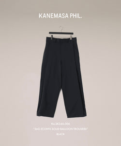 KANEMASA PHIL.-カネマサフィルの36G ECONYL SOLID BALLOON TROUSERSのBLACK公式通販サイトsession福岡セレクトショップ