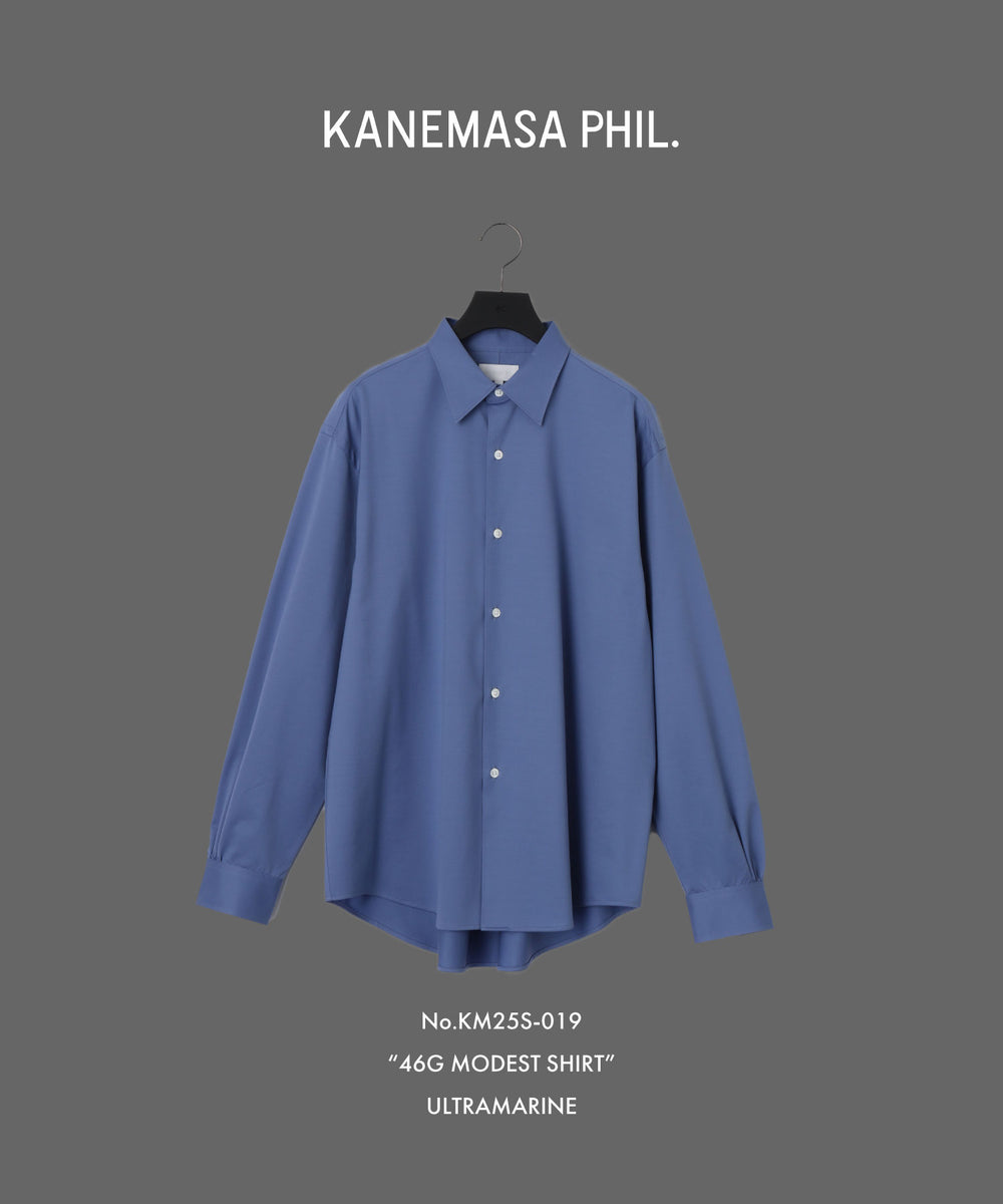 【KANEMASA PHIL.】カネマサフィルの46G MODEST L/S SHIRT - ULTRAMARINEの公式通販サイトsession福岡セレクトショップ