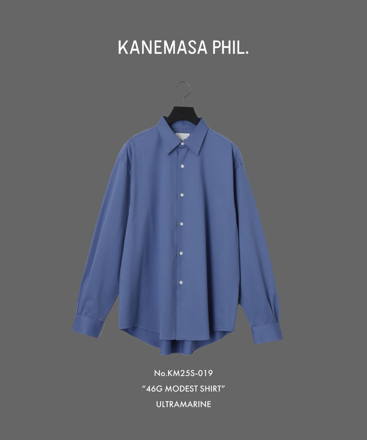 【KANEMASA PHIL.】カネマサフィルの46G MODEST L/S SHIRT - ULTRAMARINEの公式通販サイトsession福岡セレクトショップ