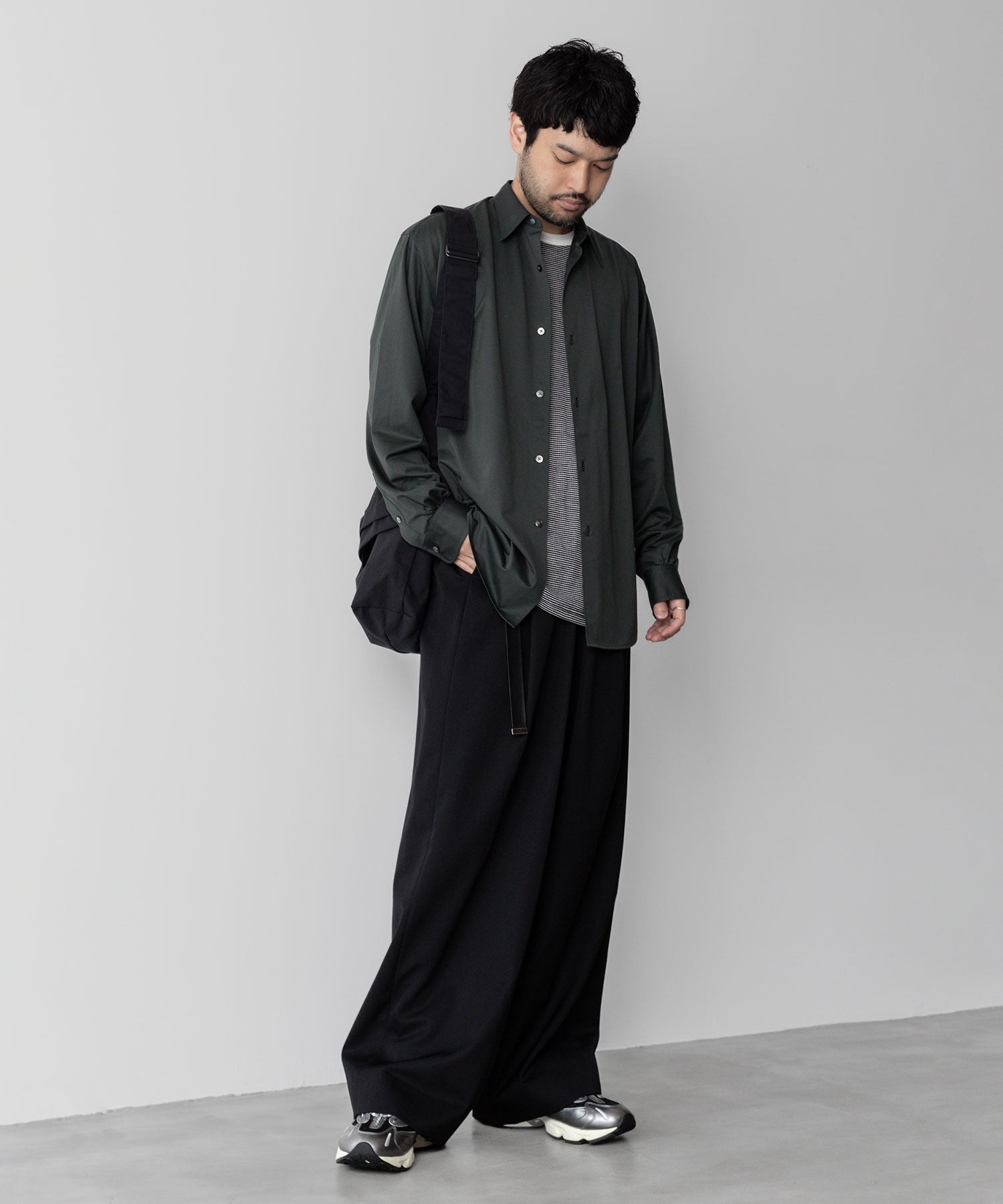 ssstein(シュタイン)の24AWコレクション OVERTUCKED EXTRA WIDE TROUSERS - BLACK 公式通販サイトsession福岡セレクトショップ