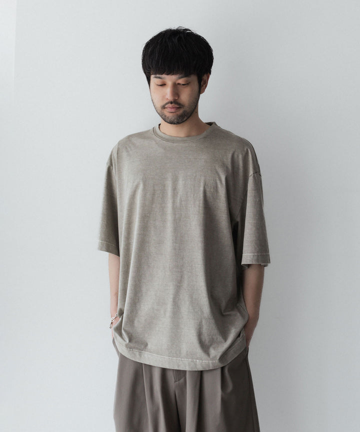 KANEMASA PHIL. カネマサフィルの36G LOW TWIST GARMENT DYE S/S TEE のKHAKI PIGMENTの公式通販サイトsession福岡セレクトショップ
