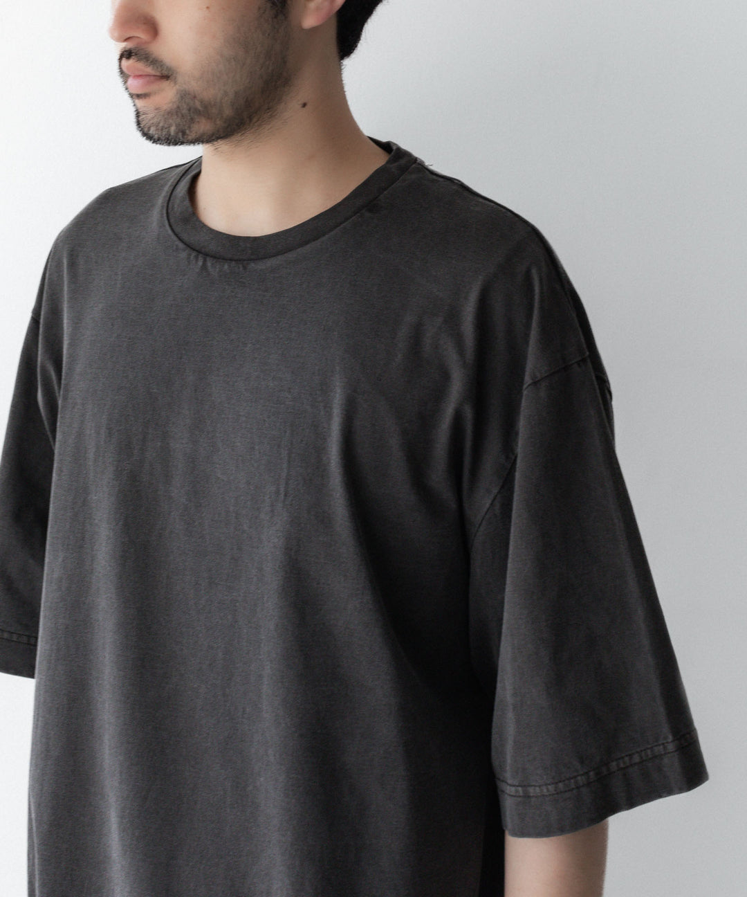 KANEMASA PHIL. カネマサフィルの36G LOW TWIST GARMENT DYE S/S TEE のCHARCOAL PIGMENTの公式通販サイトsession福岡セレクトショップ