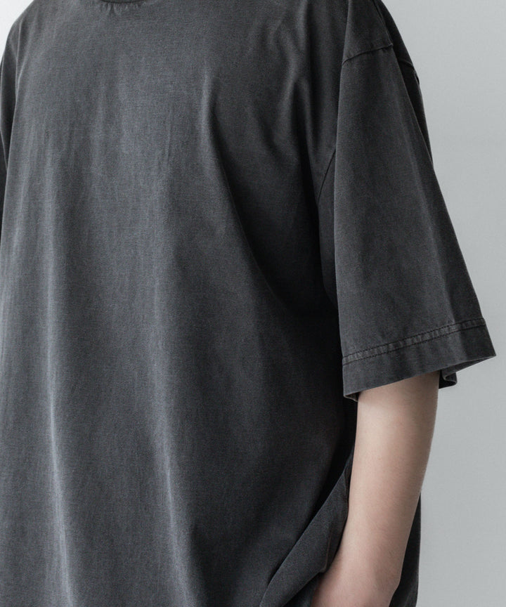 KANEMASA PHIL. カネマサフィルの36G LOW TWIST GARMENT DYE S/S TEE のCHARCOAL PIGMENTの公式通販サイトsession福岡セレクトショップ