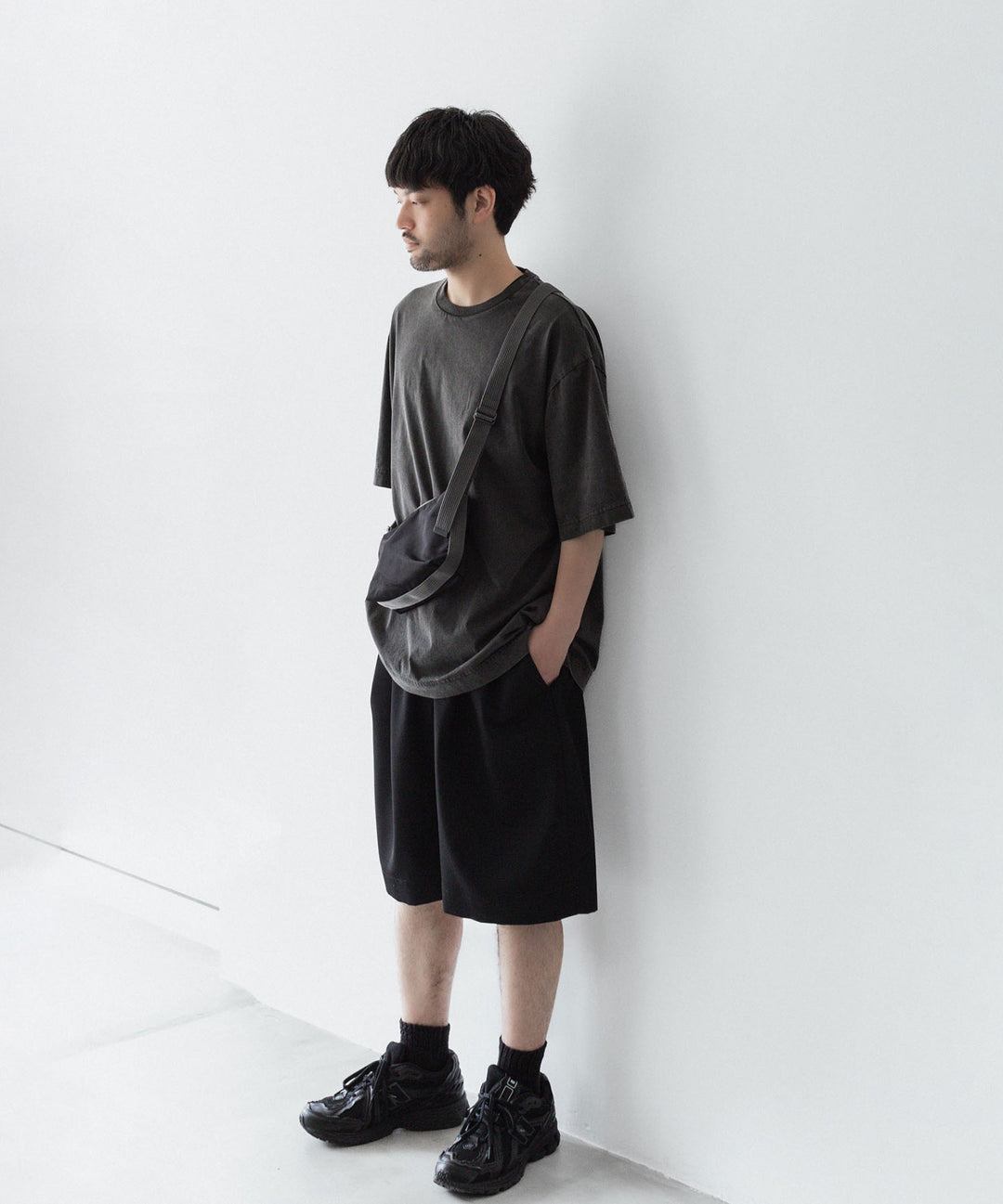 KANEMASA PHIL. カネマサフィルの36G LOW TWIST GARMENT DYE S/S TEE のCHARCOAL PIGMENTの公式通販サイトsession福岡セレクトショップ