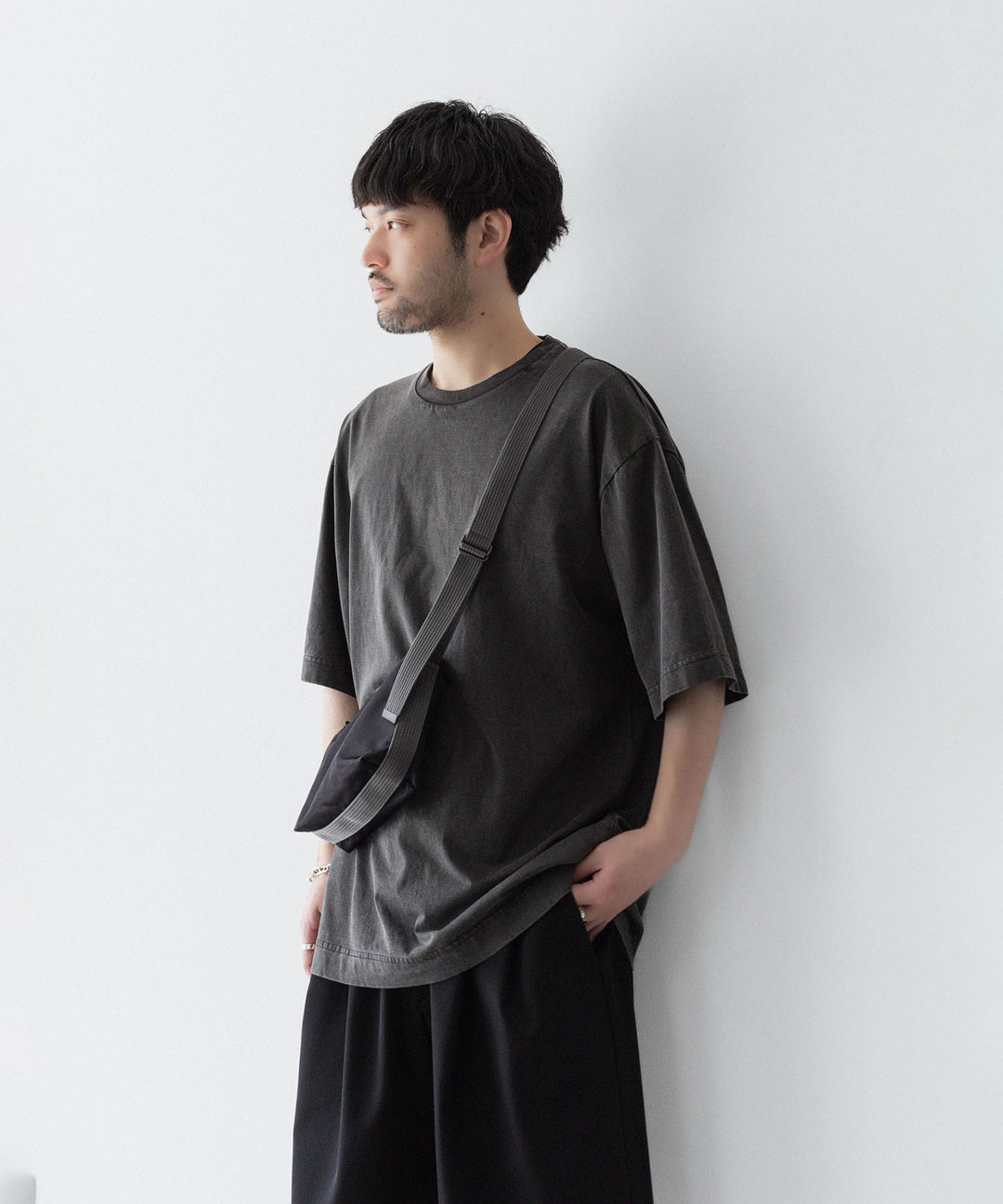 KANEMASA PHIL. カネマサフィルの36G LOW TWIST GARMENT DYE S/S TEE のCHARCOAL PIGMENTの公式通販サイトsession福岡セレクトショップ