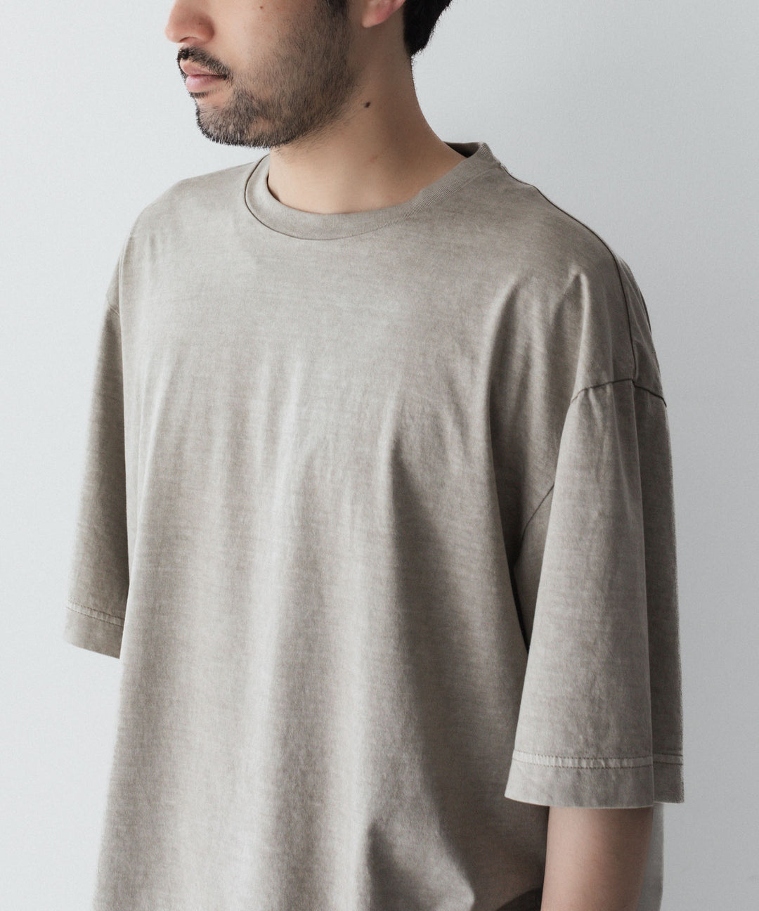 KANEMASA PHIL. カネマサフィルの36G LOW TWIST GARMENT DYE S/S TEE のKHAKI PIGMENTの公式通販サイトsession福岡セレクトショップ