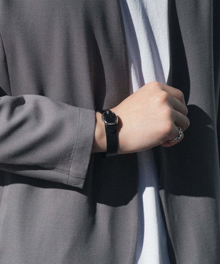 ATTACHMENT アタッチメントのCOW LEATHER BRACELET - BLACKの公式通販サイトsession福岡セレクトショップ