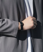 画像をギャラリービューアに読み込む, ATTACHMENT アタッチメントのCOW LEATHER BRACELET - BLACKの公式通販サイトsession福岡セレクトショップ
