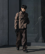 画像をギャラリービューアに読み込む, ATTACHMENT アタッチメントのWO/CA DOUBLE FACE BEAVER TRACKER JACKET - KHAKI GRAYの公式通販サイトsession福岡セレクトショップ
