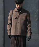 画像をギャラリービューアに読み込む, ATTACHMENT アタッチメントのWO/CA DOUBLE FACE BEAVER TRACKER JACKET - KHAKI GRAYの公式通販サイトsession福岡セレクトショップ
