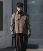 画像をギャラリービューアに読み込む, ATTACHMENT アタッチメントのWO/CA DOUBLE FACE BEAVER TRACKER JACKET - KHAKI GRAYの公式通販サイトsession福岡セレクトショップ
