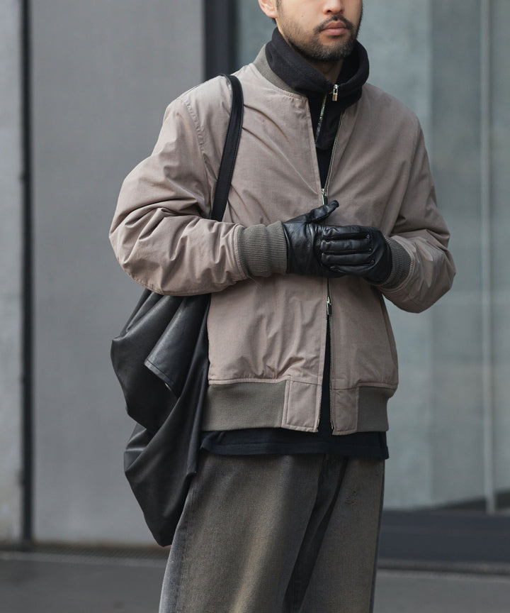 ATTACHMENT アタッチメントのCO/NY WEATHER CLOTH MA-1 - KHAKI GRAYの公式通販サイトsession福岡セレクトショップ