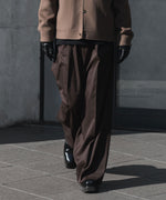 画像をギャラリービューアに読み込む, ssstein(シュタイン)のEXTRA WIDE TROUSERS (2/60 WOOL GABARDINE) - MILITARY KHAKIの公式通販サイトsession福岡セレクトショップ
