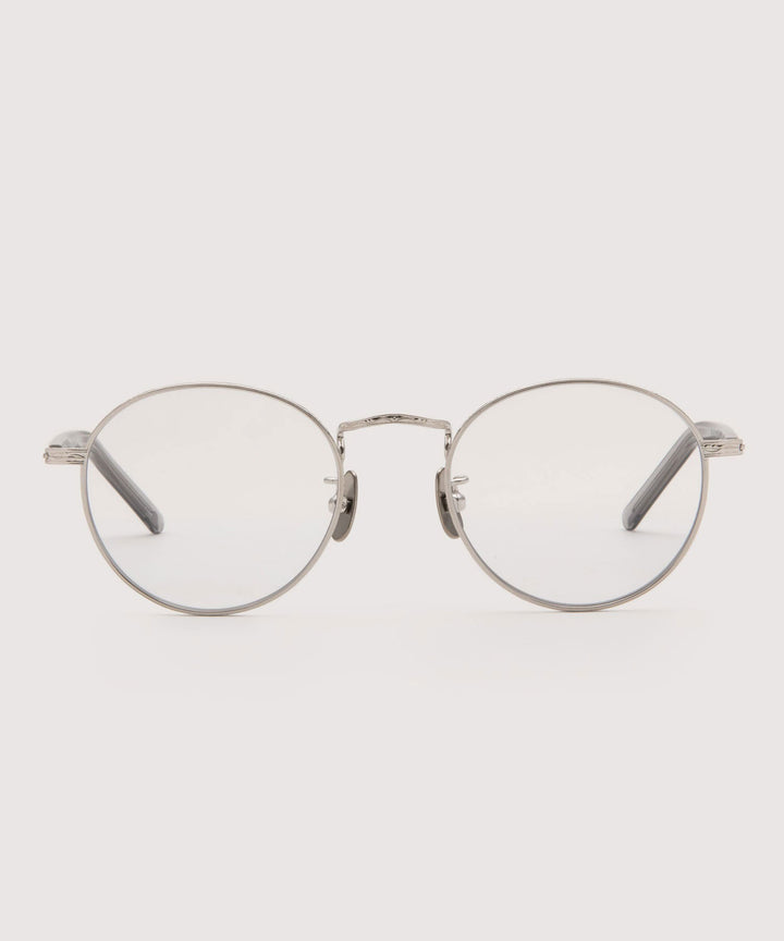 【NOCHINO OPTICAL】KYOKUSUI - Platinum Silver Flame x Clear to Grey (調光レンズ)