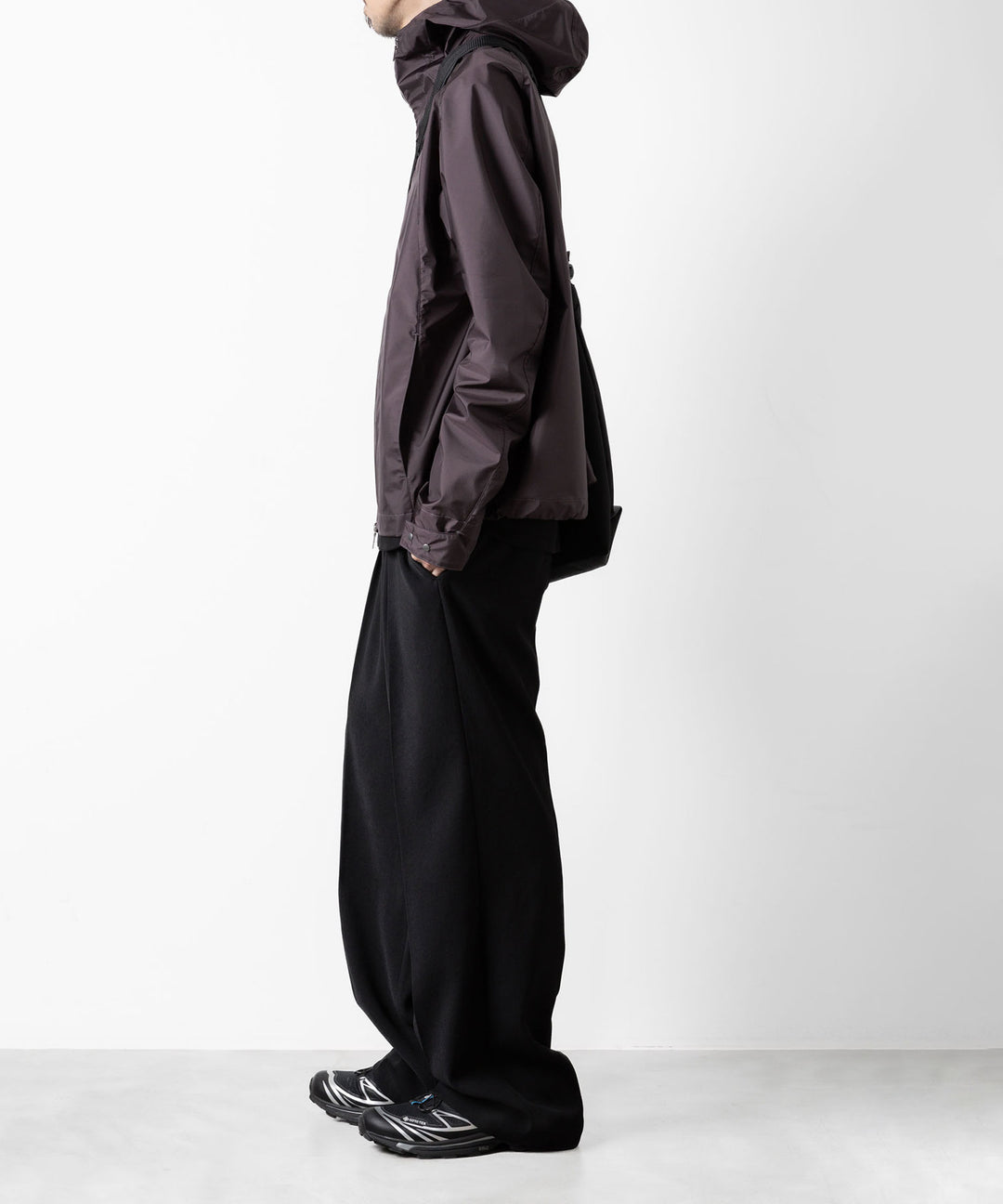 OPPOSE DUALITY オポーズデュアリティのSHORT PARKA 3L NYLON - PURPLE 公式通販サイトsession福岡セレクトショップ