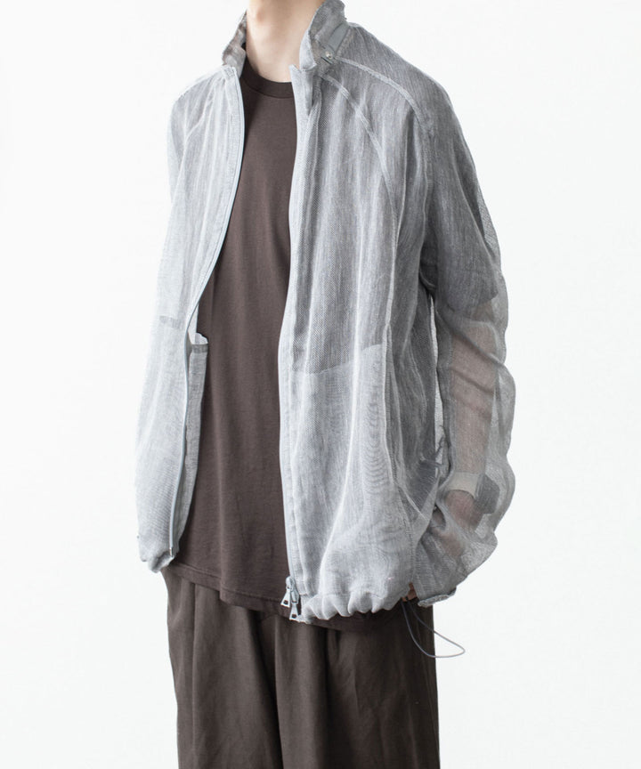 OPPOSE DUALITY オポーズデュアリティのMOSQUITO NET PARKAのLIGHT GRAY公式通販サイトsession福岡セレクトショップ