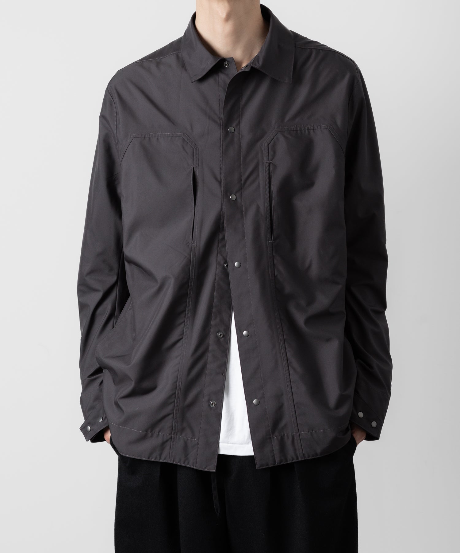 【OPPOSE DUALITY】6 POCKET PANEL WORK JACKET - GRAY