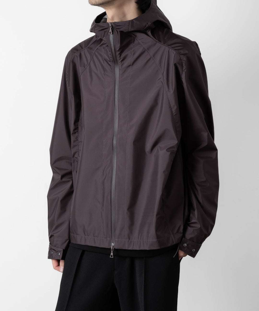 OPPOSE DUALITY オポーズデュアリティのSHORT PARKA 3L NYLON - PURPLE 公式通販サイトsession福岡セレクトショップ