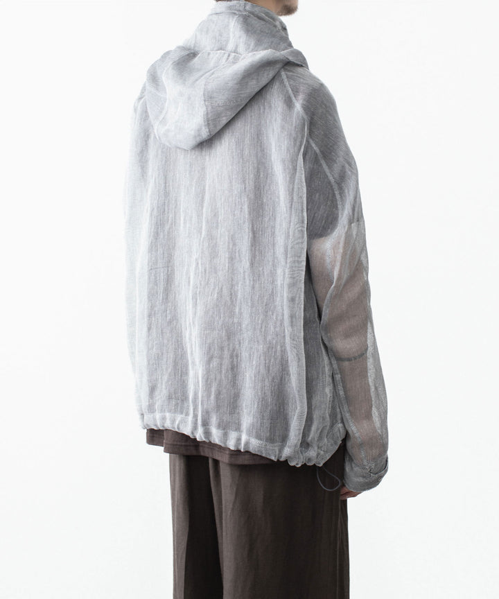 OPPOSE DUALITY オポーズデュアリティのMOSQUITO NET PARKAのLIGHT GRAY公式通販サイトsession福岡セレクトショップ
