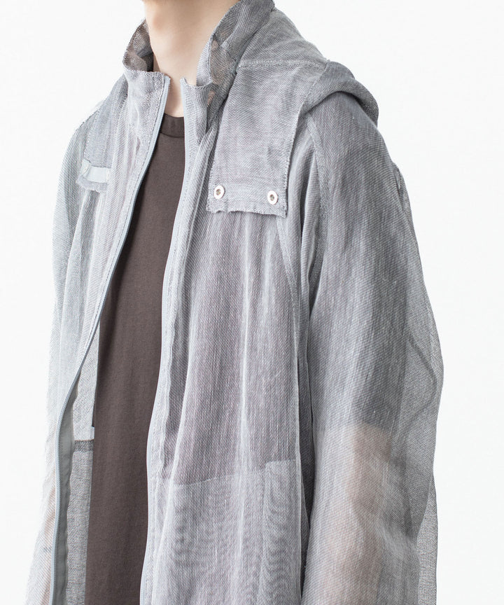OPPOSE DUALITY オポーズデュアリティのMOSQUITO NET PARKAのLIGHT GRAY公式通販サイトsession福岡セレクトショップ